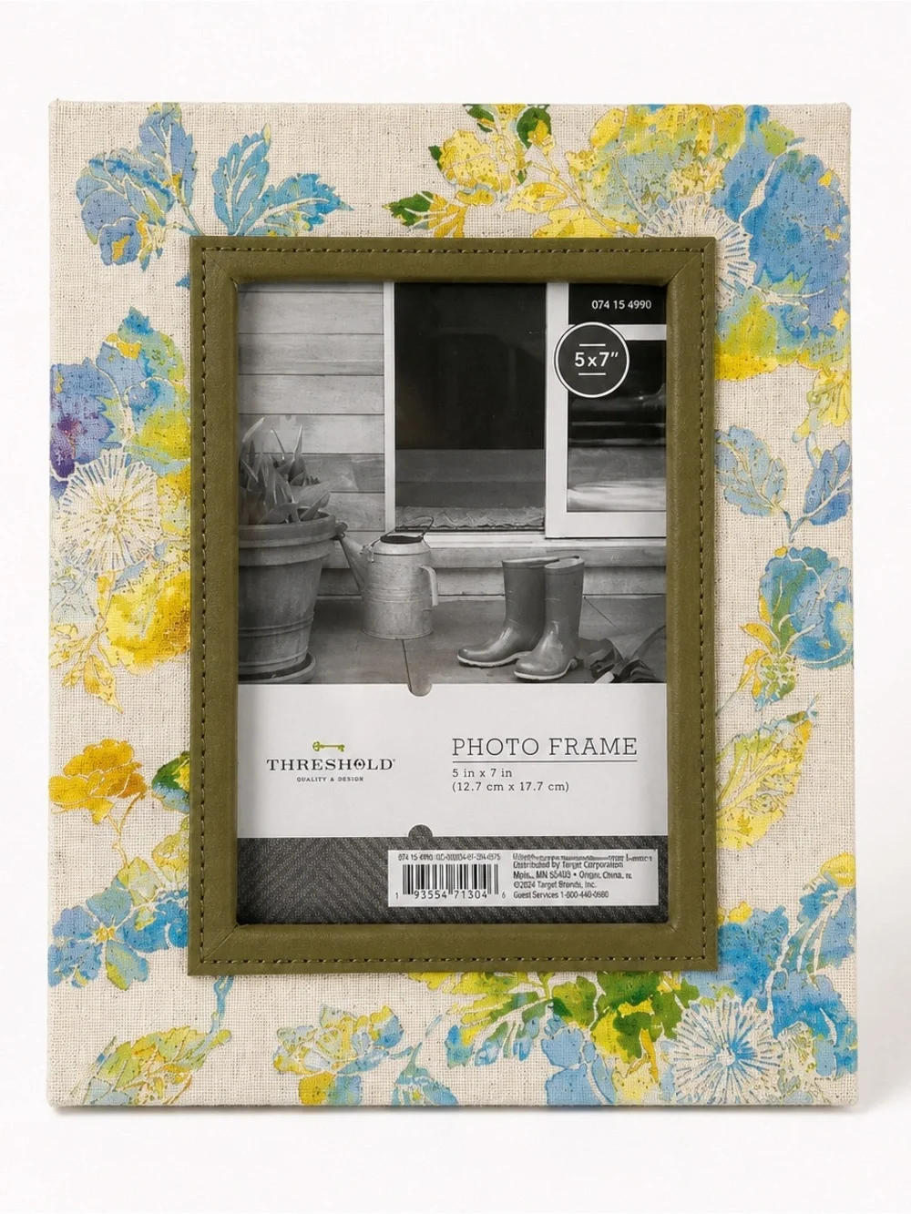 NEW Threshold Floral Photo Frame 5x7